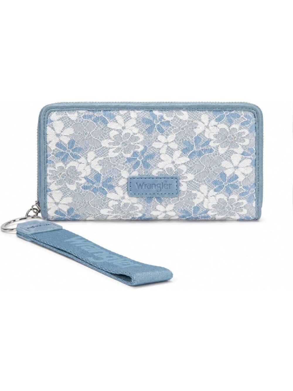 Lace Floral Tooled Clutch Wristlet Wallet for Women | RFID Blocking, Card Holder